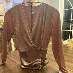 Joseph Ribkoff velvet like top